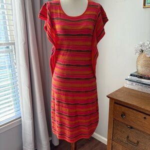 Colorful Striped Dress Nine West Medium